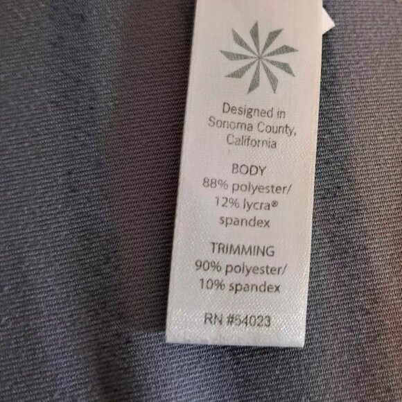 Athleta Running Leggings Black Gray Striped‎ XS Womens Workout Yoga - Picture 8 of 12